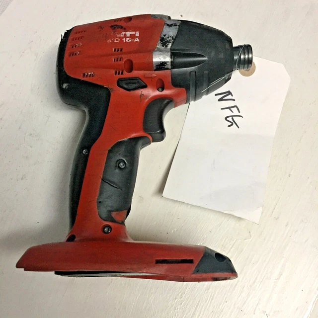 Hilti SID 18-A 21.6v Li-Ion Cordless 1/4" Hex Impact Driver Parts/Repair Only 26