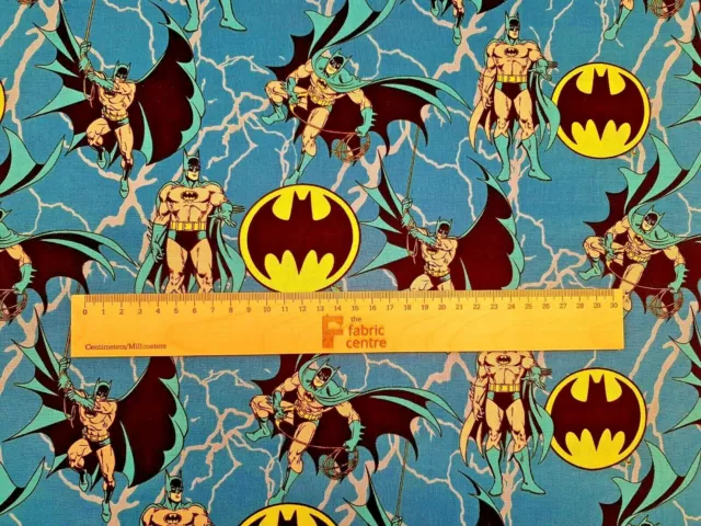 DC Comics Batman Cuerda Tela de Algodón - Negro Friday Medio Precio Oferta 2