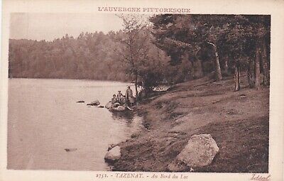 CPA 63 TAZENAT Au Bord du Lac  L'Auvergne Pittoresque
