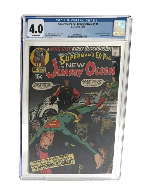 Superman's Pal Jimmy Olsen #134 CGC 4.0 KEY 1st App Darkseid (Cameo, Last Page)