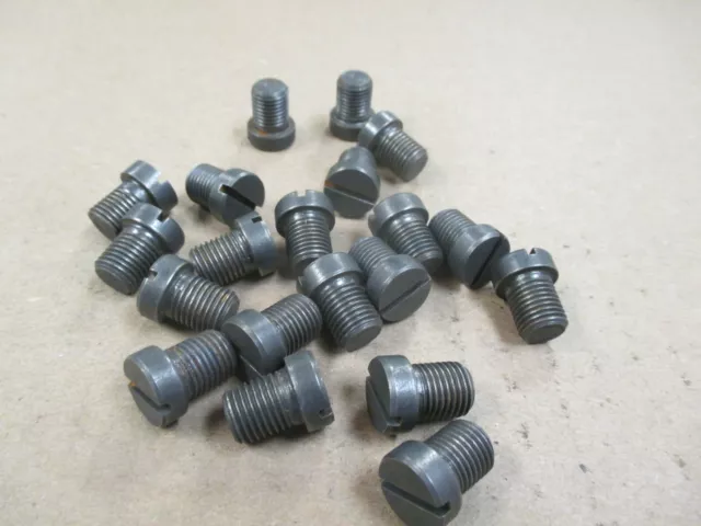 #5 Warner & Swasey Slotted 3/8" Collet Pad Screws