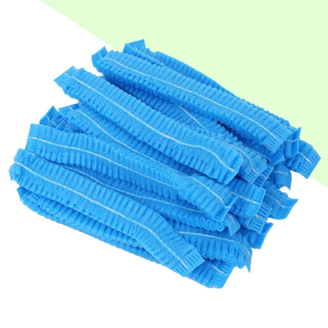 200 piezas gorras de ducha desechables gorras doctoras red para el cabello cocinar señora señorita