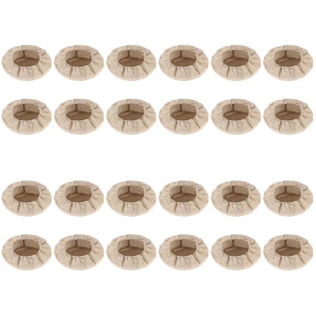 24 Pcs Brot Korb Stoff Bezug Instanthefe Für Brot Gebäck Backblech Liner