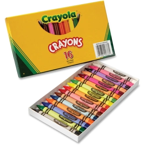 CRAYOLA LARGE CRAYONS, 16 Colors/Box 9.99 PicClick