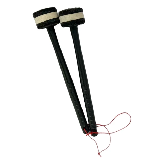 d'instruments de percussion à maillet en feutre 2 pièces pour cloches de