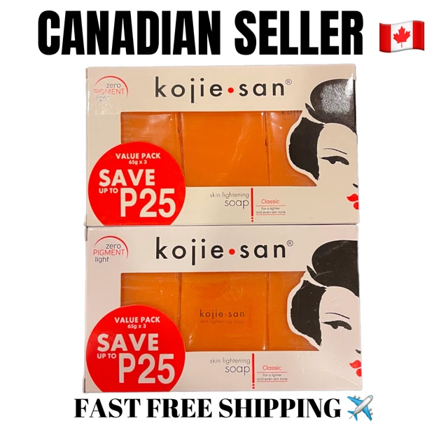 SAVON ACIDE KOJIQUE original éclaircissant pour la peau Kojie San 6