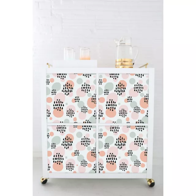 Decals for Kallax / Expedit IKEA Pastel pattern Furniture Peel & Stick Ornaments