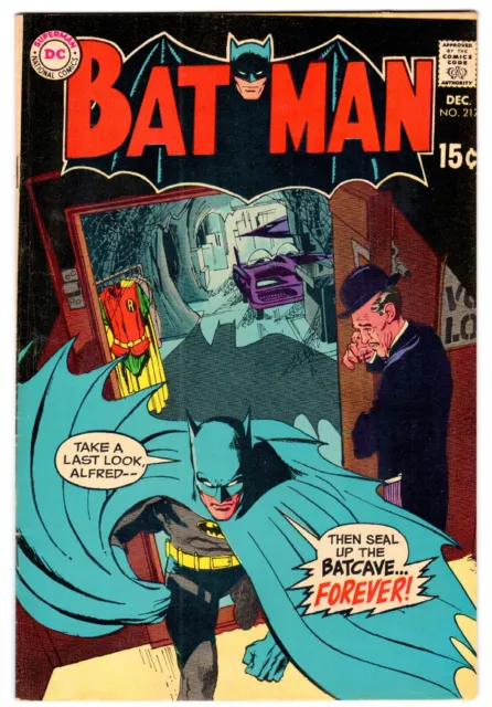 BATMAN #217    NEAL ADAMS Cover Art!    IRV NOVICK Interior Artwork!   VF- (7.5)