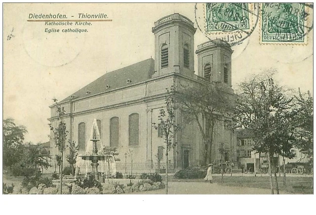 57.THIONVILLE.n°17320.DIEDENHOFEN.EGLISE CATHOLIQUE