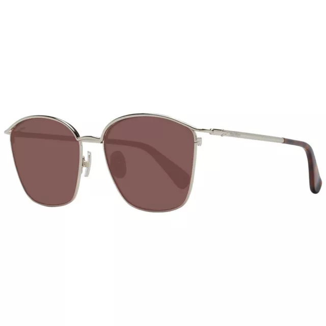 Max Mara Or Femme Femmes Lunettes de Soleil Authentiques