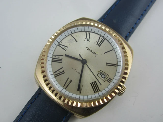 Montre Mécanique Vintage Fresaro Dorée - Années 70 - Occasion, état à Vérifier
