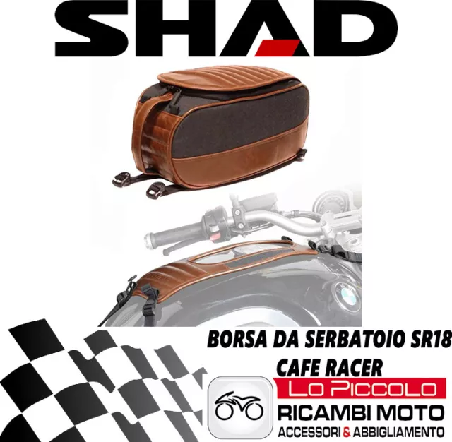 Ducati Scrambler 800 2018 Borsa Serbatoio Shad Sr18 8 Litri Cafe Racer