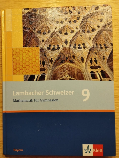 Lambacher Schweizer Klasse 9 Lösungen Baden Württemberg Pdf LAMBACHER SCHWEIZER 9 Schulbuch Gymnasium- Bayern - Mathematik Klasse 9