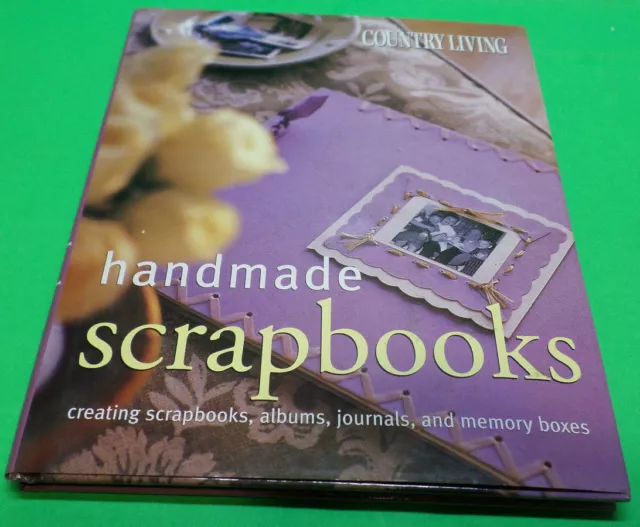 Libros de recortes hechos a mano por Country Living color tapa dura 1999 (G20)