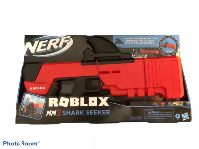 NERF Roblox MM2 SHARK SEEKER Gun ROBLOX INCLUDES CODE BRAND NEW SEALED