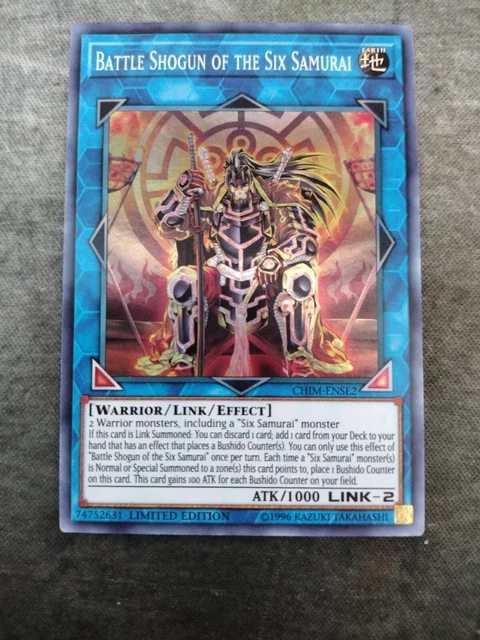 YuGiOh BATTLE SHOGUN OF THE SIX SAMURAI