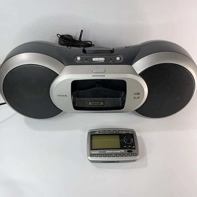 SIRIUS XM SATELITE Radio Sportster Boombox SPB1rA W Cord/ Antenna No