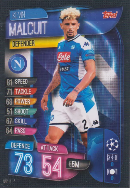 Topps Champions League 19 20 2019 2020 NAP14  Kevin Malcuit