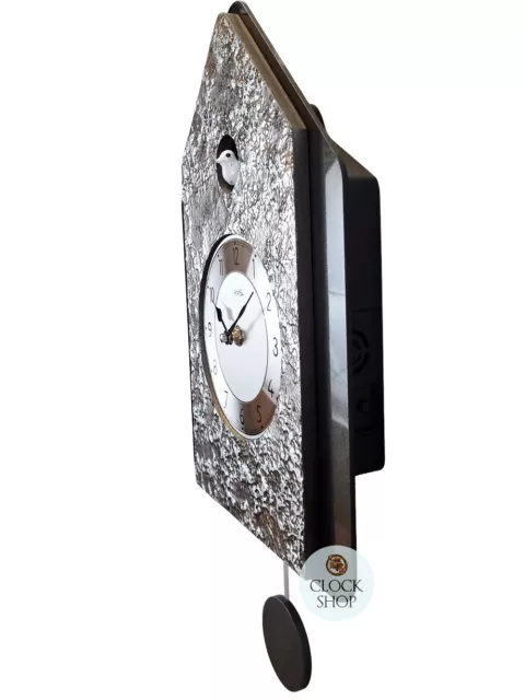 Stone Modern Battery Cuckoo Clock 34cm By AMS 3