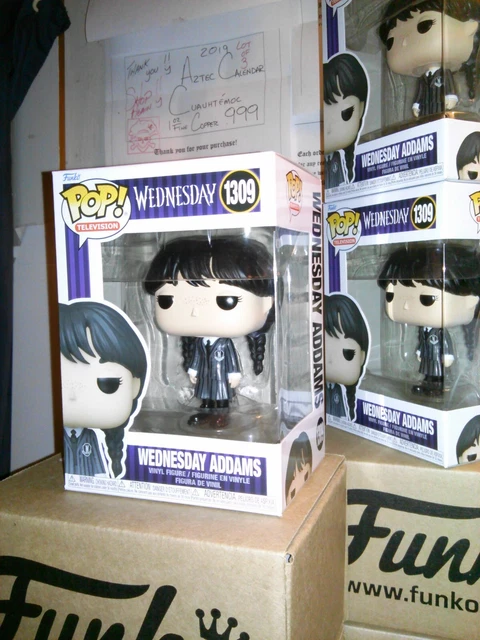 Funko Pop! *DBL Boxed* WEDNESDAY ADDAMS #1309 *NEW* MINT (Netflix: Wednesday)