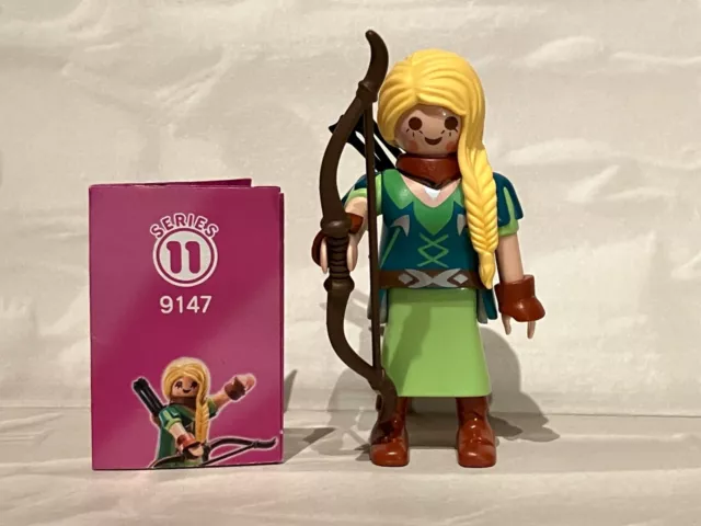 NEU Playmobil 9147 Figures Girls 11 Elf ARCHER Elfen Bogenschütze Robin Hood