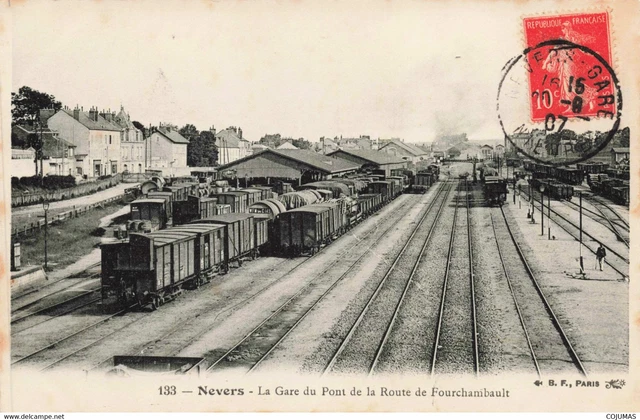 58 - NEVERS - S08723 - La Gare du Pont de la route de Fourchambault - L1