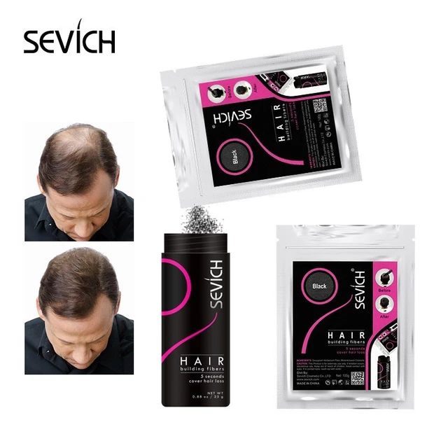 Kit Sevich Fibres Capillaires Kératine - Poudre Densifiante Cheveux - 25g - Neuf