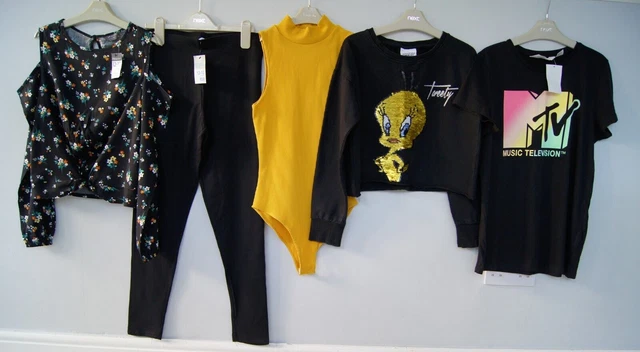 Girls Tops, Leggings Next Etc Bundle Age 12-13 Years New/VGC