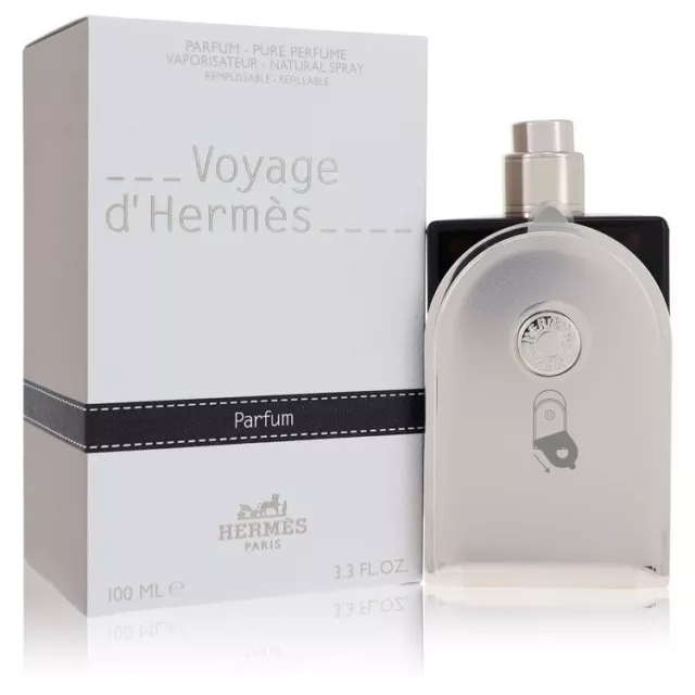 Voyage D'Hermes by Hermes Pure Perfume Refillable (Unisex) 3.3 oz / e 100 ml [Me