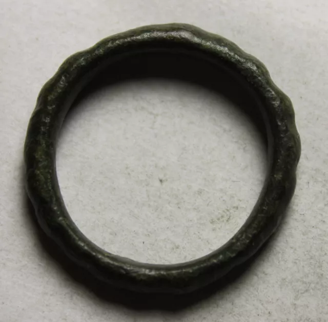 Rare Genuine ancient Celtic Greek proto money curency pre coin age KNOBBED Ring