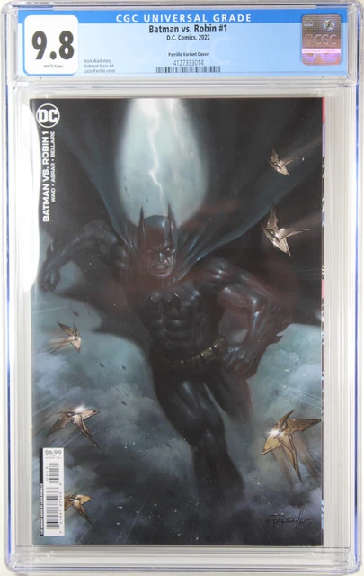 BATMAN vs. ROBIN #1 (LUCIO PARRILLO 1:25 VARIANT) COMIC ~ CGC GRADED 9.8 NM/M
