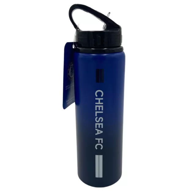 Chelsea FC Official Fade Aluminium Drinks Water Bottle Gift