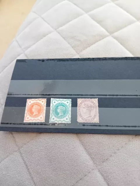 VICTORIAN STAMPS X 3 ,mint Condition