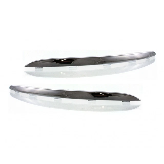 For Volkswagen Jetta 2005-2010 Bumper Grille Molding Driver & Passenger Pair