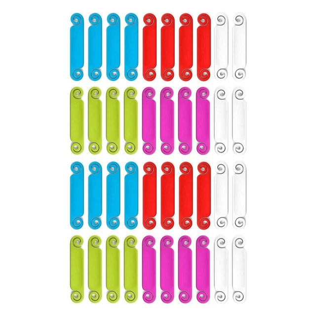 40 Pcs Cable Tags Tags Multicolor Cable Labels Cord IdentifY3N9