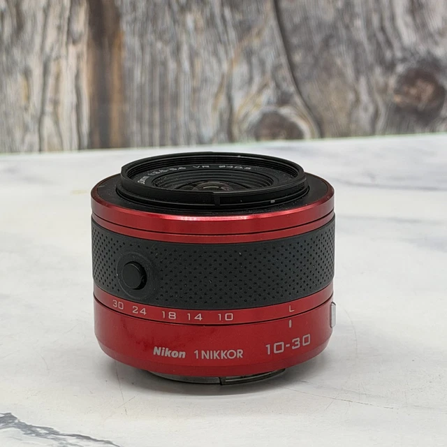 NIKON 1 NIKKOR 10-30mm f/3.5-5.6 VR Red Zoom Lens J1 J2 V1 Tested