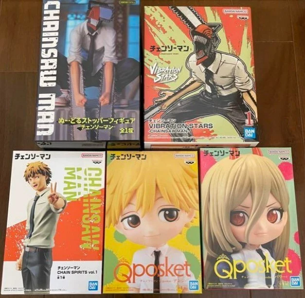 BANDLE SALE CHAINSAW MAN FIGURE SET (Denji & Power & Chainsawman) NEW