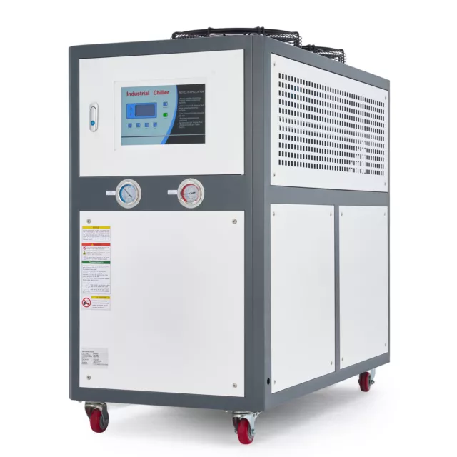 CREWORKS 16 gal Industrial Water Chiller w. 5hp Compressor 15kW Cooling Capacity