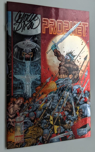 Prophet #1 NM Image Stephen Platt Chromium Variant LE Cover Signed Chuck Dixon