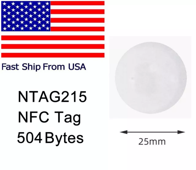 Wholesale NTAG215 NFC Tags Blank Stickers RFID TagMo Compatible Amiibo Android