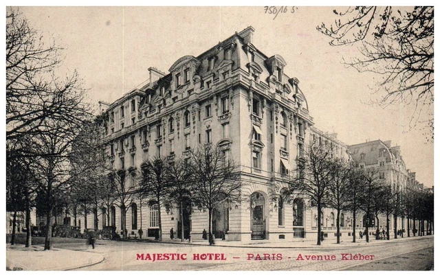 75016 PARIS - le Majestic hotel, avenue Kleber