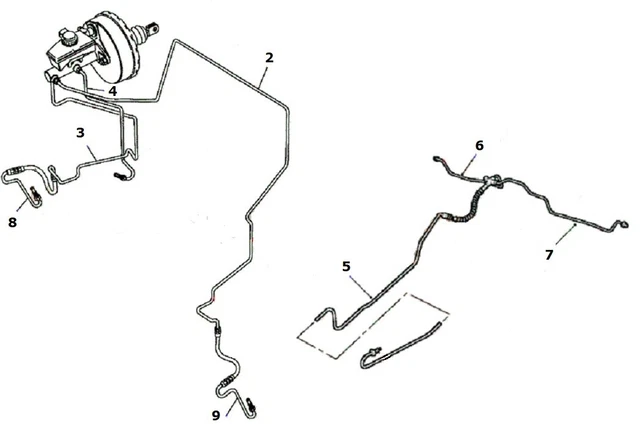 @ LAND ROVER Defender 90 +Valve RHD Brake Pipe Line Set Kit Cupro ...