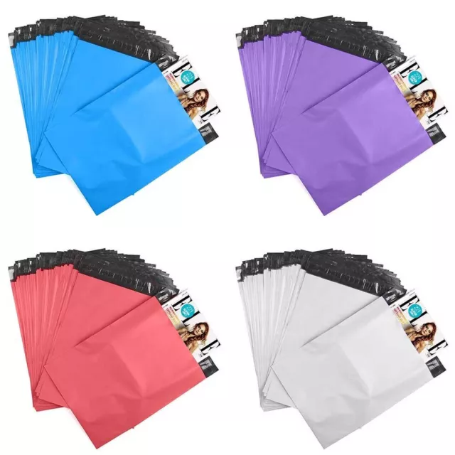 100-500 Poly Mailers 10x13 Shipping Envelopes Self Sealing Mailing Bags 2.5 Mil