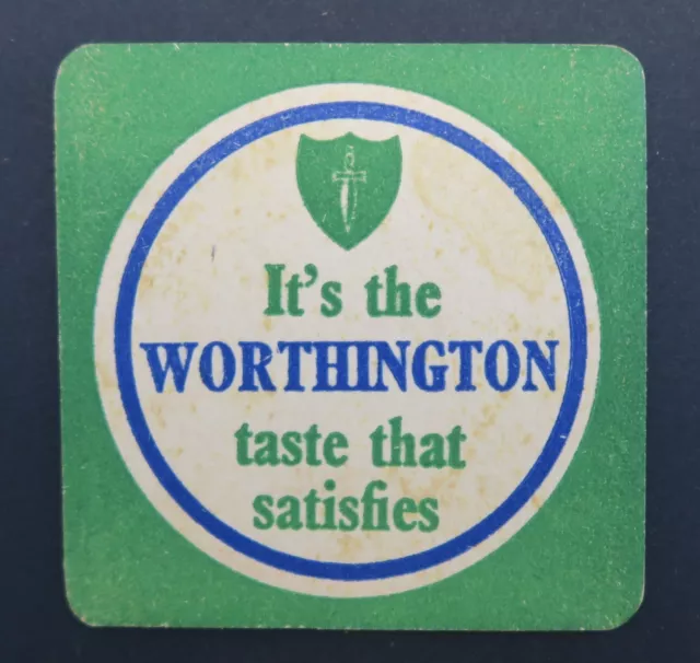 Ancien sous-bock bière WORTHINGTON coaster Bierdeckel 10