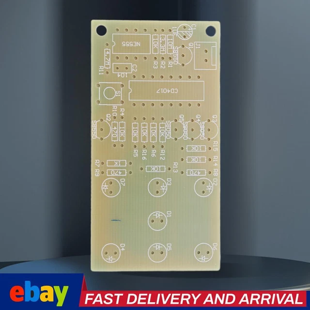 NE555+CD4017 CD4017 DIY Kit Red LED Fun DIY Electronic Kit Multiple