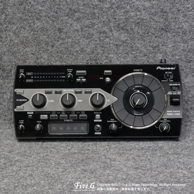 Pioneer DJ RMX-1000 Remix Station Black-console DJ Effector Sampler