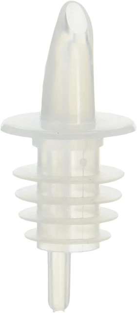 Winco Free Flow Pourers, Clear - 12 Pieces
