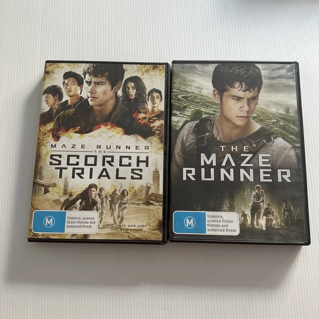 Maze Runner 1&2 (DVD, Region 4) Action Movie + Free Postage VGC