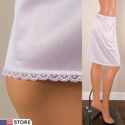 white half slip skirt
