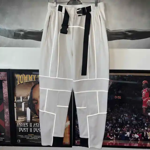 NWT Nike Solo Swoosh CW5460-030 Men Fleece Pants Loose Fit Phantom White  Size XL